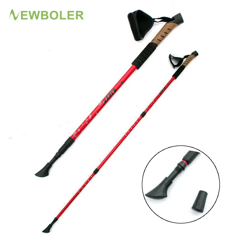 telescopic nordic walking sticks