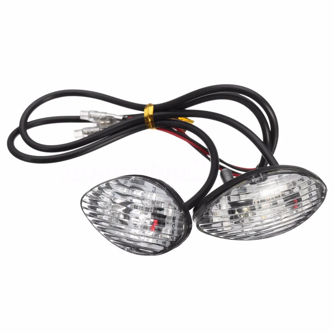 

1Pair Super Bright 12LED Turn Signal Indicator Light Blinker 12V ABS Housing And PC Lens For Honda CBR 600RR 03-11 CBR 600F4I