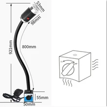 7W LED Luz de trabajo para torno Cnc Fresadora Impermeable/fija 5M magnética 7W LED Luz de trabajo para torno Cnc Fresadora Impermeable/fija 5M magnética