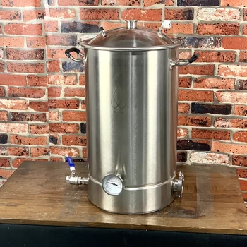 

60L Pot, Boiler, Tank, Fermenter with bell lid Distillation, Rectification, Sanitary Steel 304