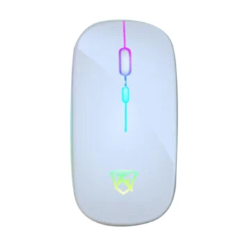 

HOT-Wireless Mouse Rechargeable Silent Mouse 2.4GHz USB Optical Ergonomic Mice LED Backlight Game Gaming Mouse