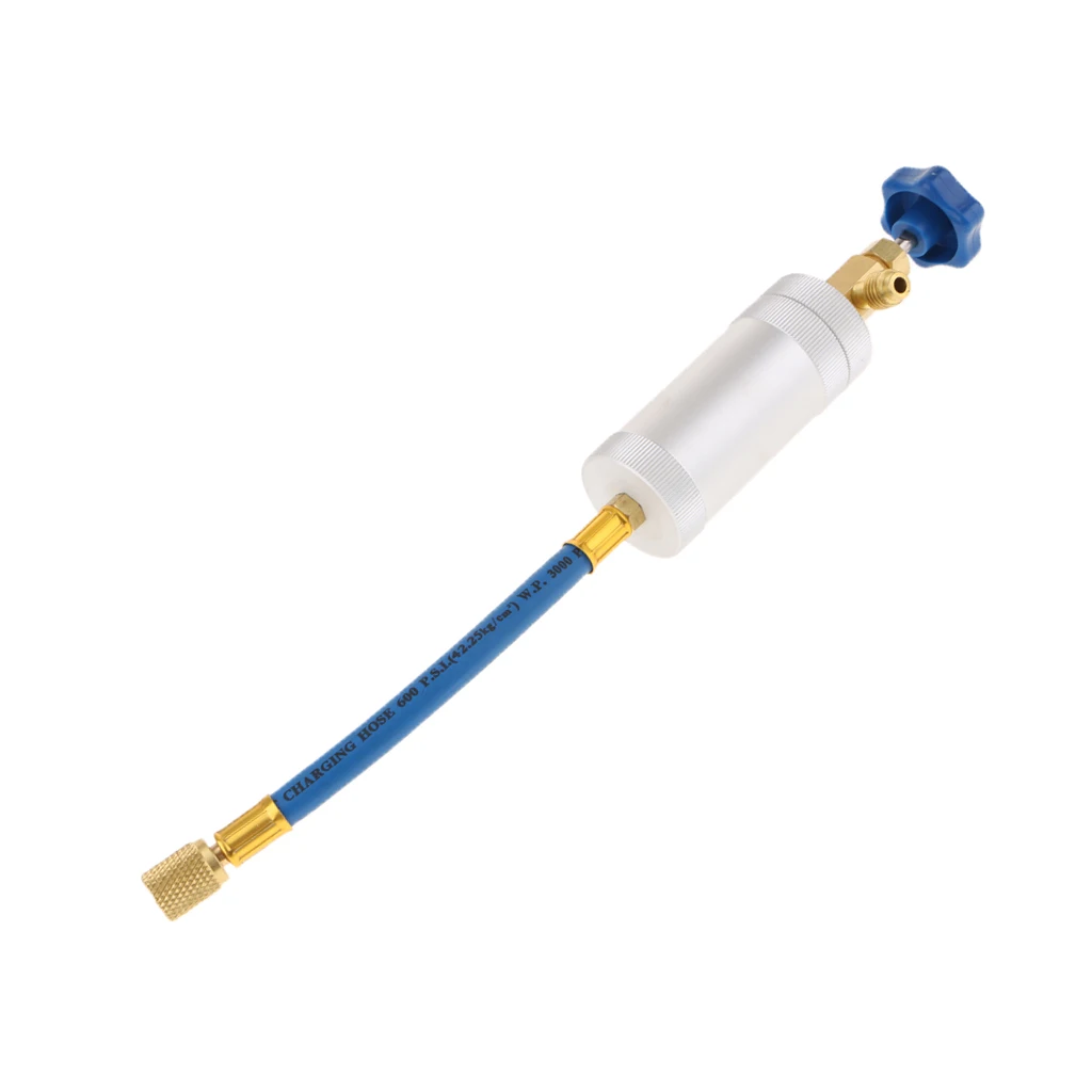 MagiDeal Car A/C Oil Dye Injector R12 R134A Quick Coupler Adapter