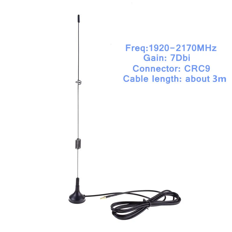 3G антенна с разъемом CRC9 внешняя 7DBi WCDMA2100MHz 3M для Huawei 3g маршрутизатор E156 E156G E160E USB
