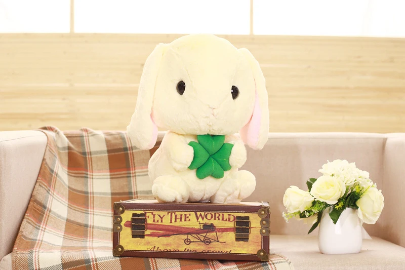 32/40 см Симпатичные мягкие Lop кролик мягкие Животные плюшевая игрушка кролик кукла подушка подарок для маленьких девочек, платье для дня рождения, рождественский подарок