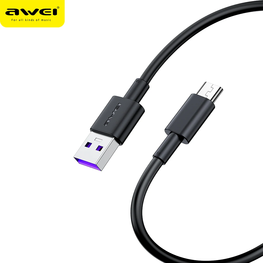 Awei CL-77T 5A кабель для быстрой зарядки USB-Type C 40W кабель для передачи данных USB C для телефона iPhone 11 huawei Xiaomi