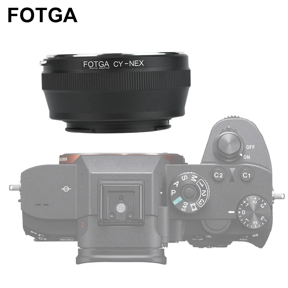 Переходное кольцо для объективов FOTGA кольцо-адаптер для объектива Contax CY объектива к костюму для sony байонетное крепление типа Е NEX-3 NEX-5 NEX-7 5C 5N 5R Камера Крепление-адаптер для объектива кольцевой конвертер