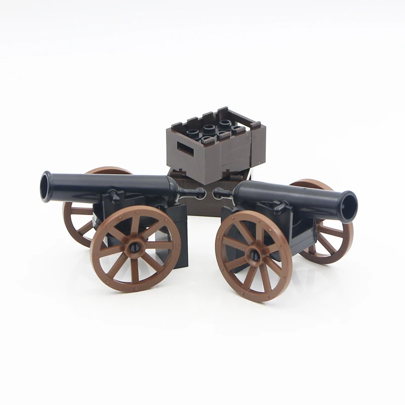 LegoINGlys WW2 Military Building Blocks Roman Army Medieval Soldier Cannon Accessories Brick Parts Gun Carrier Weapon Model Toys (4)