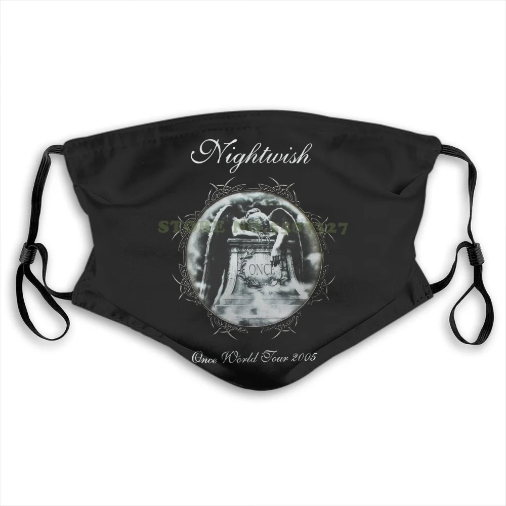 

Nightwish Once Tour Within Temptation Tarja Turunen Xandria Epica Washable Diy Cool Face Masks