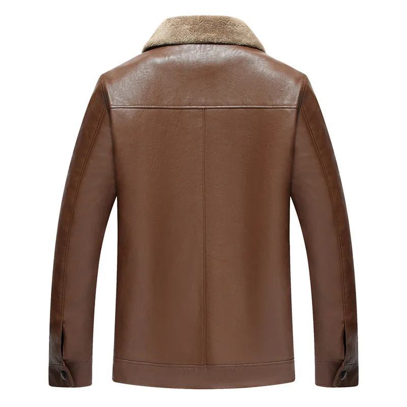 Deals Winter Leather Jacket Mens Plus Size Suede Steam Punk Motorcycle Jackets Men Faux Fur Coat Thick Warm Clothes Futro Meskie