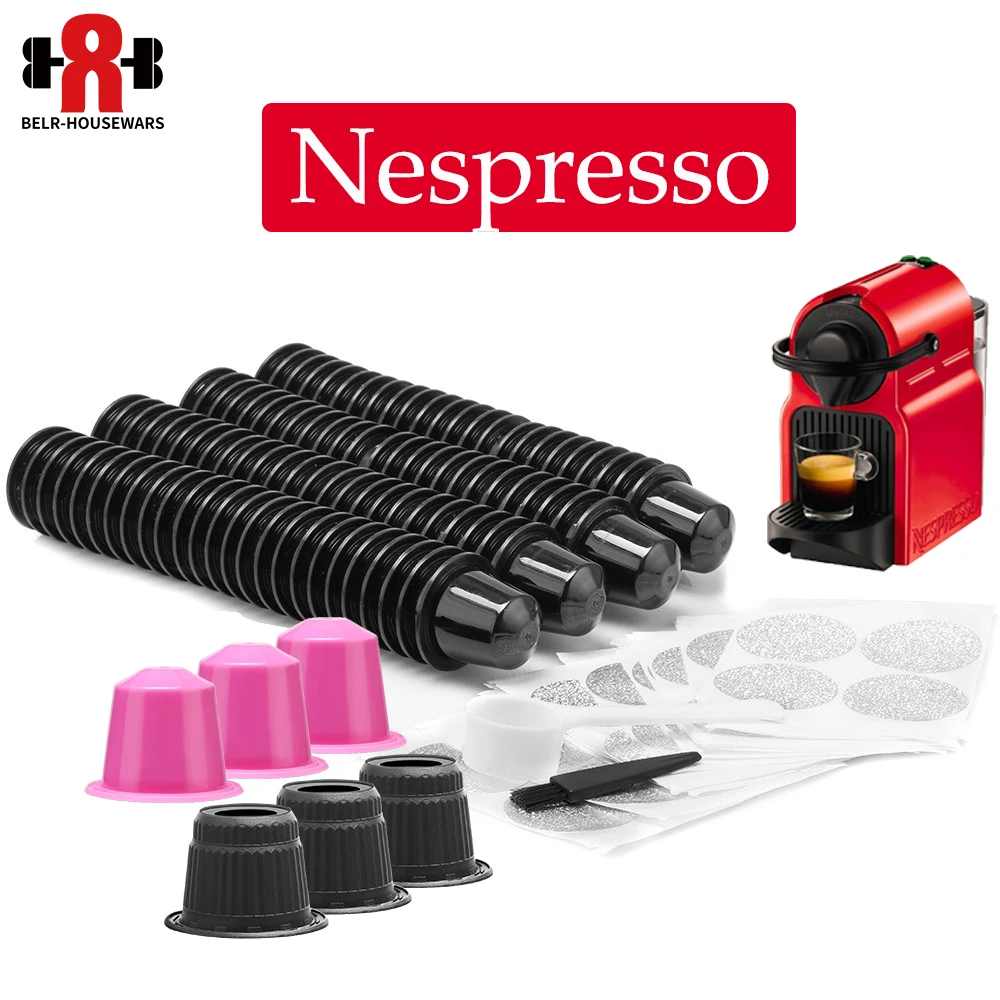 

30 Sets for Nespresso Coffee Capsule with Foils Lid Espresso Disposable Pod Aluminum Foils Cover Kitchen Coffee Maker Filter Cup