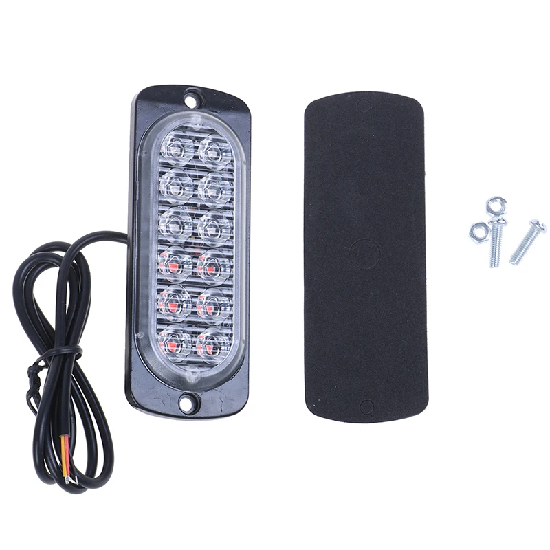 Новейший 12LED автомобильный Грузовик пикап аварийный ультра тонкий 36 Вт Высокая