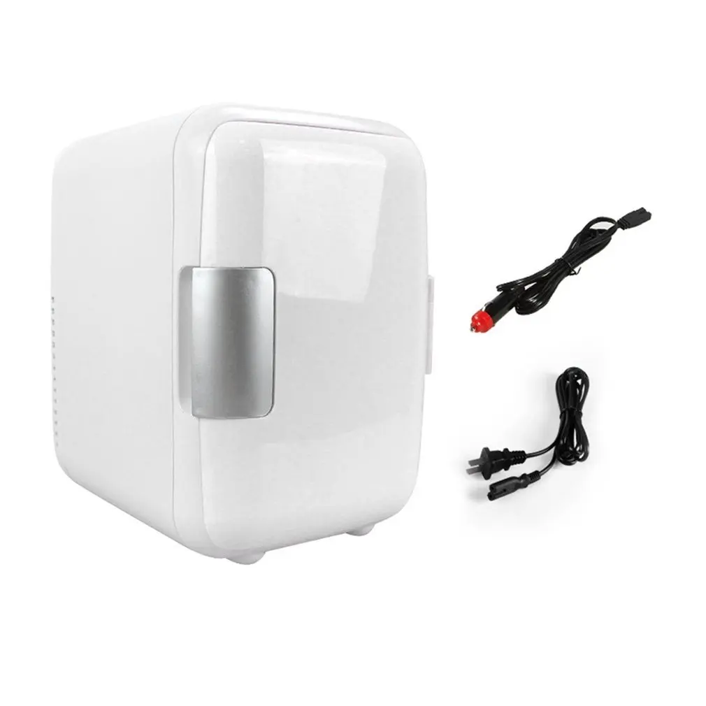 

Dual-Use 4L Home Car Use Refrigerators Ultra Quiet Low Noise Car Mini Refrigerators Freezer Cooling Heating Box Fridge