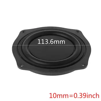 

2PCS Bass Vibrating Membrane 4 Inch Loudspeaker Rubber Speaker Vibration Plate Diaphragm Passive Woofer Portable Home-made DIY