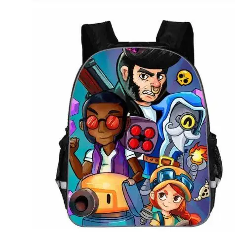 16-inch Mochila School Backpack Popular Printing Children School Bags Boys Teenage Girls Daily Laptop Backpacks - Color: as picture