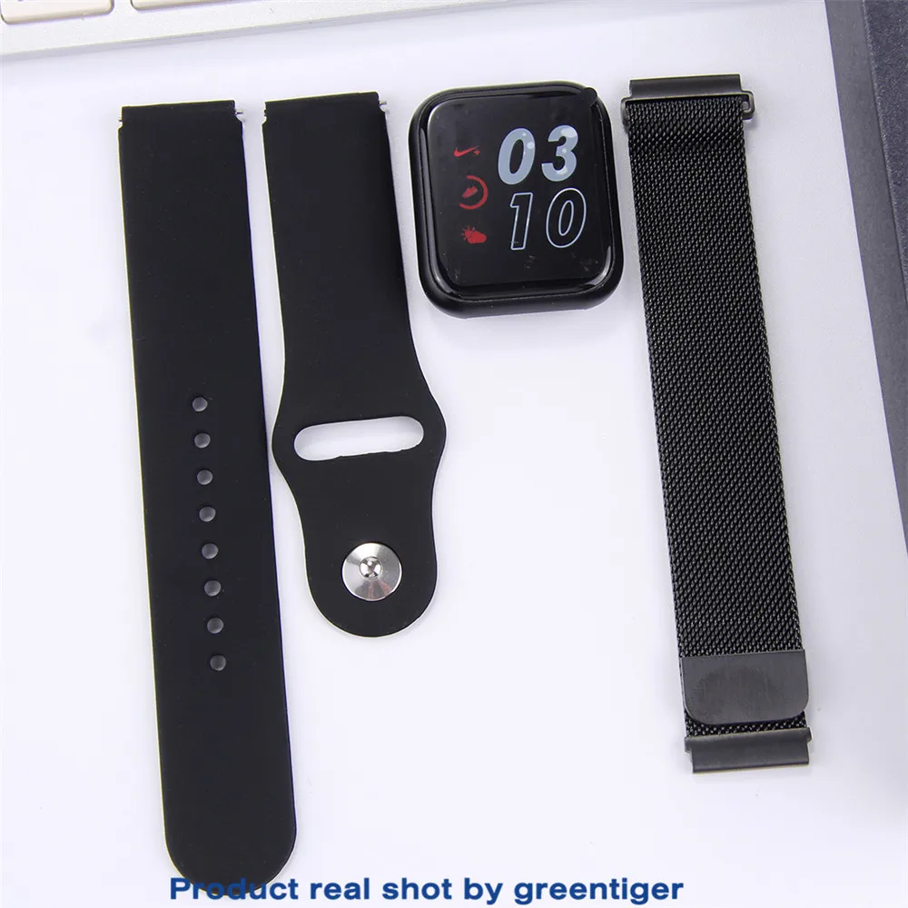 Greentiger P80 Смарт-часы для женщин IP68 водонепроницаемый монитор сердечного ритма фитнес-трекер кровяное давление Smartwatch VS B57 P68 S226