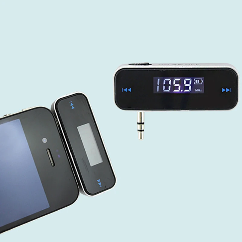 3,5 мм Автомобильный fm-передатчик радио для IPhone samsung MP3 Многофункциональный