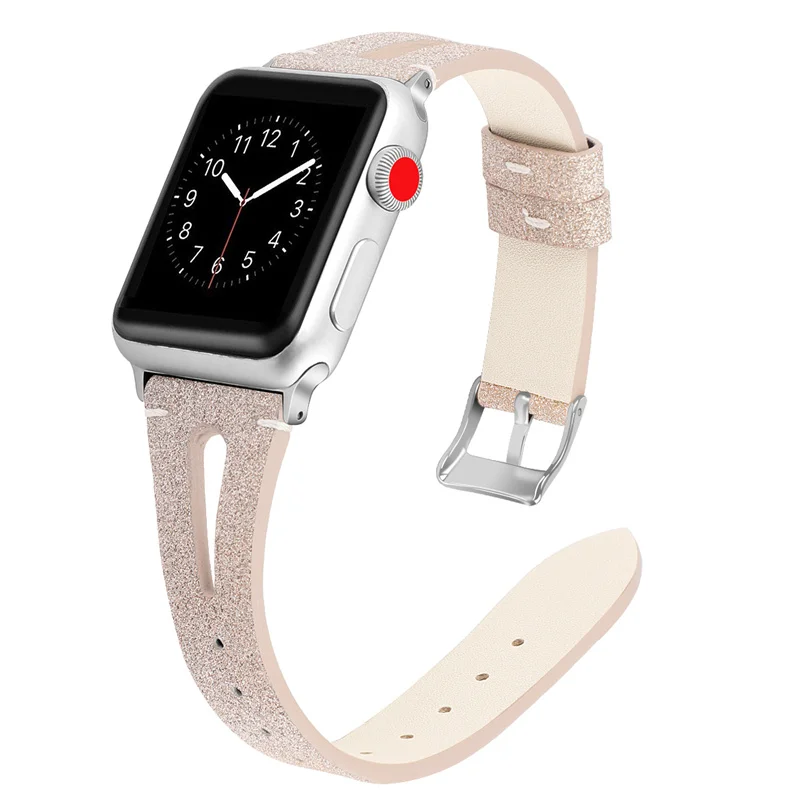 Сменный ремешок для Apple Watch 38 мм 44 мм 40 мм 42 мм кожаный ремешок для Iwatch браслет 83010 - Цвет ремешка: 14