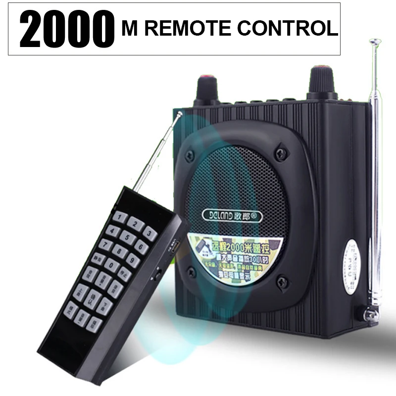 

GELANG Q93 Wireless Voice Amplifier Speaker 2000m Remote Controller Portable Teacher Promotion Music Player Booster Loudspeaker