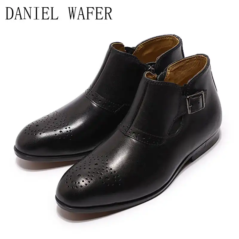 boys brown dress boots