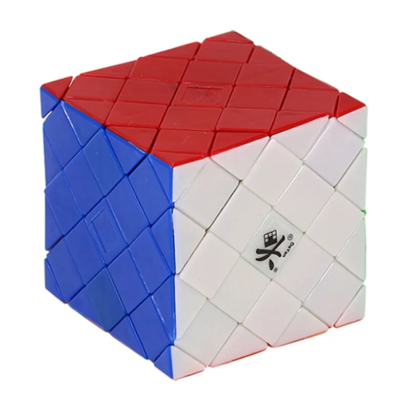 DaYan 4 оси 7 ранг перекошенный 7x7x7 волшебный куб 7x7 перекошенный Профессиональный Neo скоростной пазл антистресс Развивающие игрушки для детей - Цвет: Stickerless