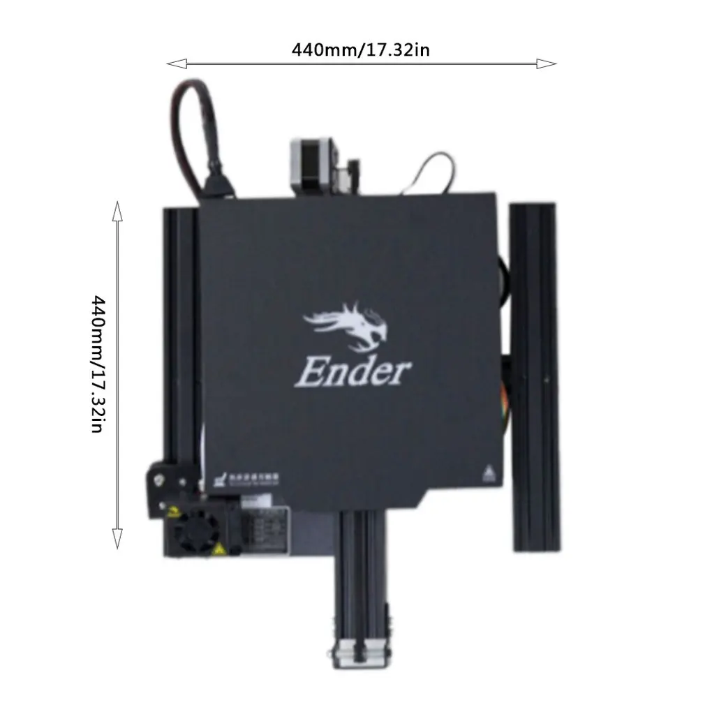 

3D Printer Upgraded Magnetic Build Plate Resume Power Failure Printing DIY KIT Mean Well Power Supply