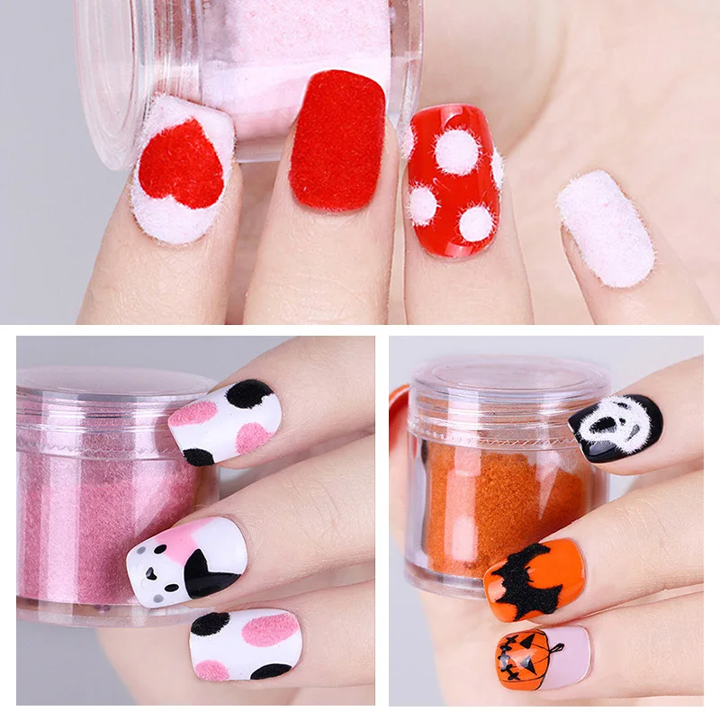 

Manicure accessories velvet powder velvet Nail Powder manicure decoration 12 color manicure powder nail accessories