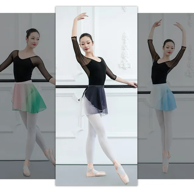 Gonna Da Balletto Per Bambine - Tutù Elastico Con Fiocco - Foto 10