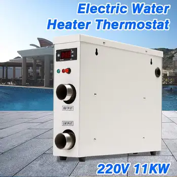 

warmtoo 11KW 220V Water Heater Electric Digital Water Heater Thermostat for Swimming Pool SPA Hot Tub Bath Water Heating Water