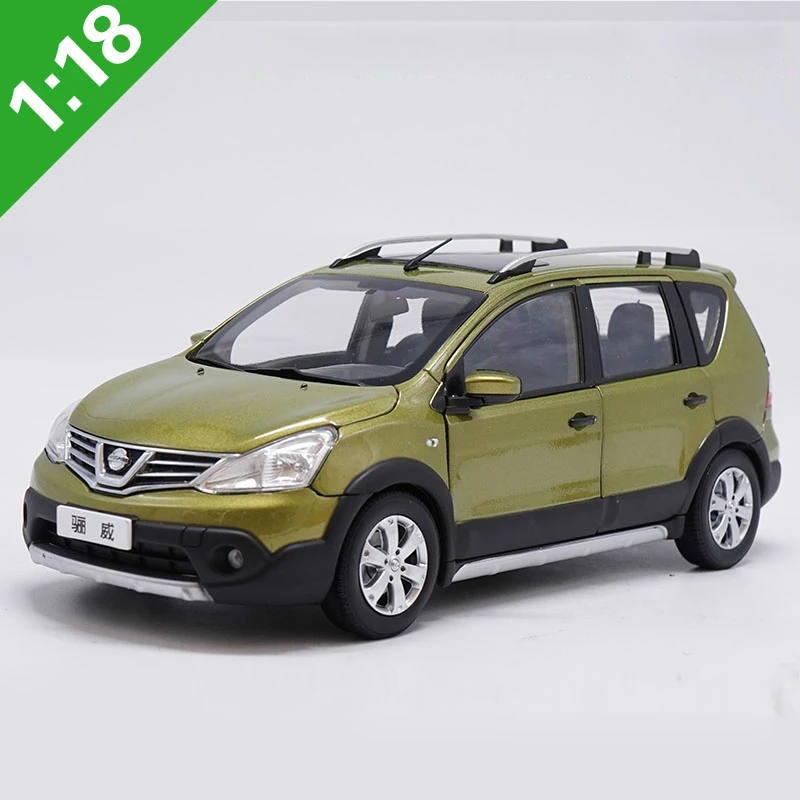 1:18 высокое тщательное Nissan Livina сплав модель автомобиля статические металлические модельные автомобили с оригинальной коробкой