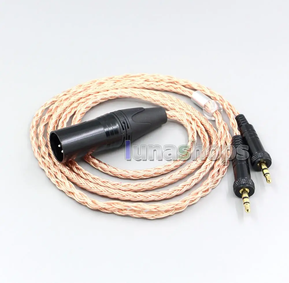 XLR 3 4 Pole 6 5mm 16 Core 7N OCC Headphone Cable For Sony MDR Z1R MDR Z7 MDR Z7M2 With Screw To Fix LN006855
