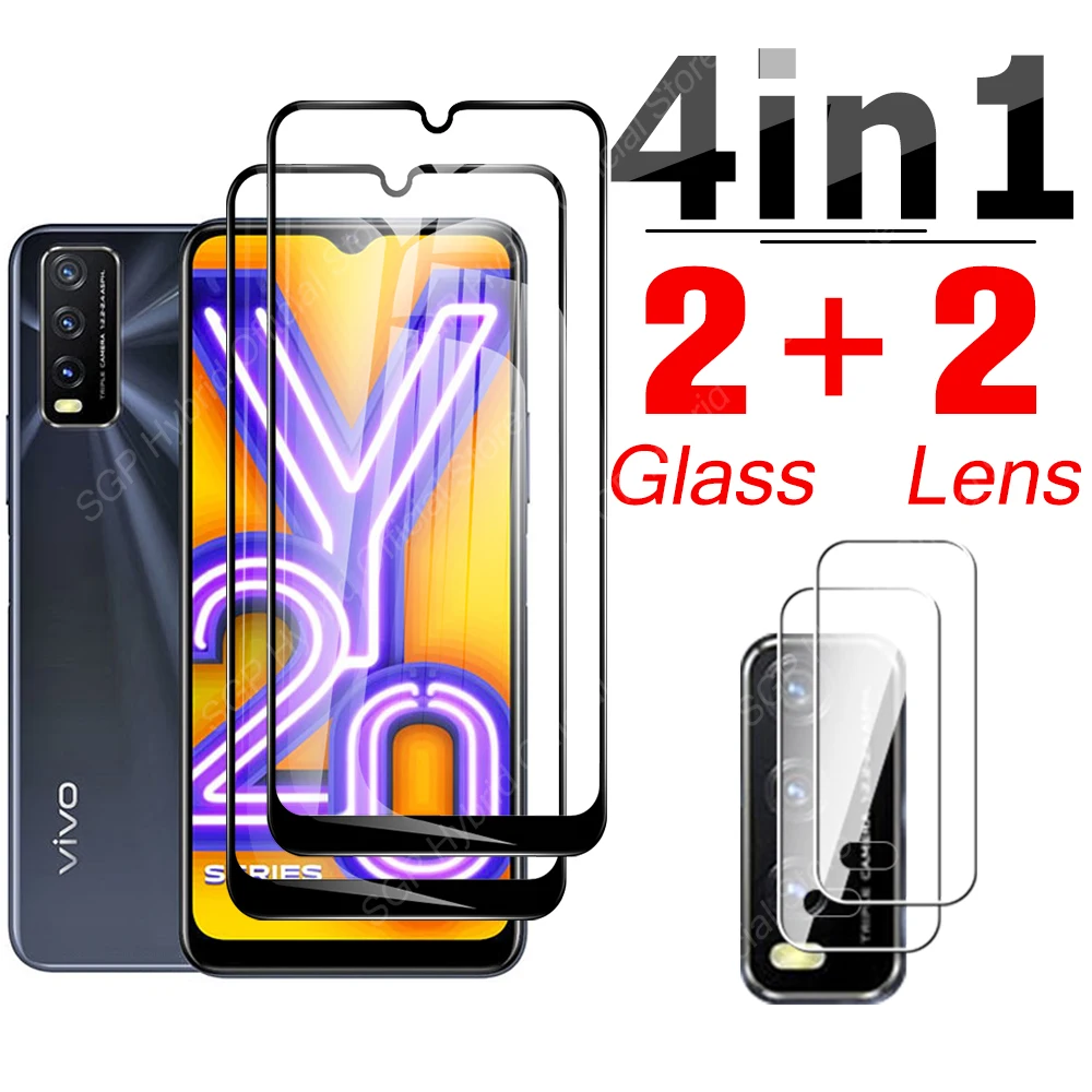 Защитное стекло 4 в 1 для объектива камеры Vivo Y20 Y20i Y31 Y50 Y51 Y9s Y2 0 Y 20 31 50 | Мобильные
