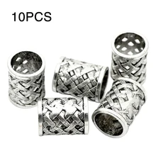 10 шт. заколки для волос, бусинки, аксессуары, заколки, плетение, ремесла, прическа, дредлок, украшения, кольца, 17 мм, отверстие, сделай сам, ювелирные изделия