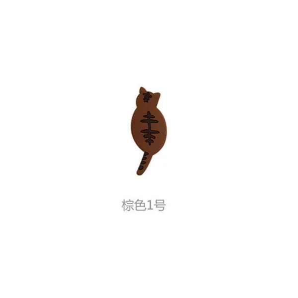 brown style 1 Мультяшные магниты на холодильник с изображением животных для детей милая сувенирная кошка холодильники магнитная наклейка рождественские домашние украшения для хэллоуина 1 шт - Цвет: brown style 1