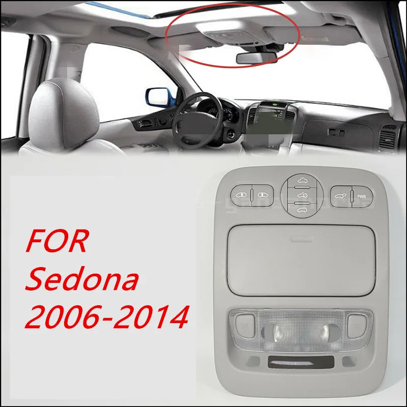 Genuine gray Overhead Console Lamp Map Sliding Doors for kia Sedona 2006-2014 928214D100QW