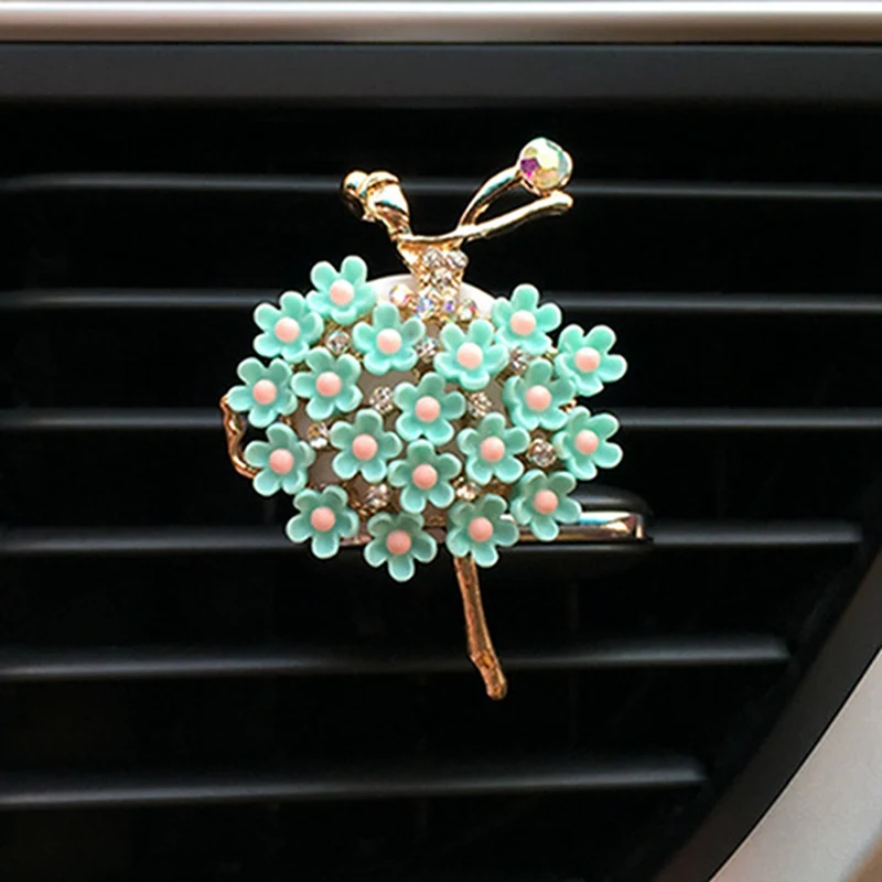 Твердые духи автомобиля вентиляционное отверстие духи ароматизатор для машины авто выход освежитель воздуха автомобиля-Стайлинг высокого качества - Название цвета: GR