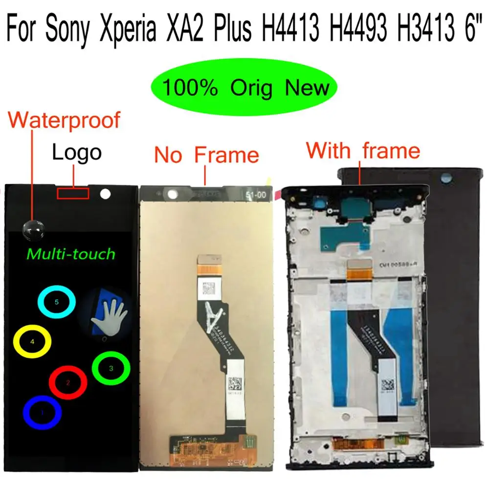 Shyueda " для sony Xperia XA2 Plus H4413 H4493 H3413 ЖК-дисплей с сенсорным экраном