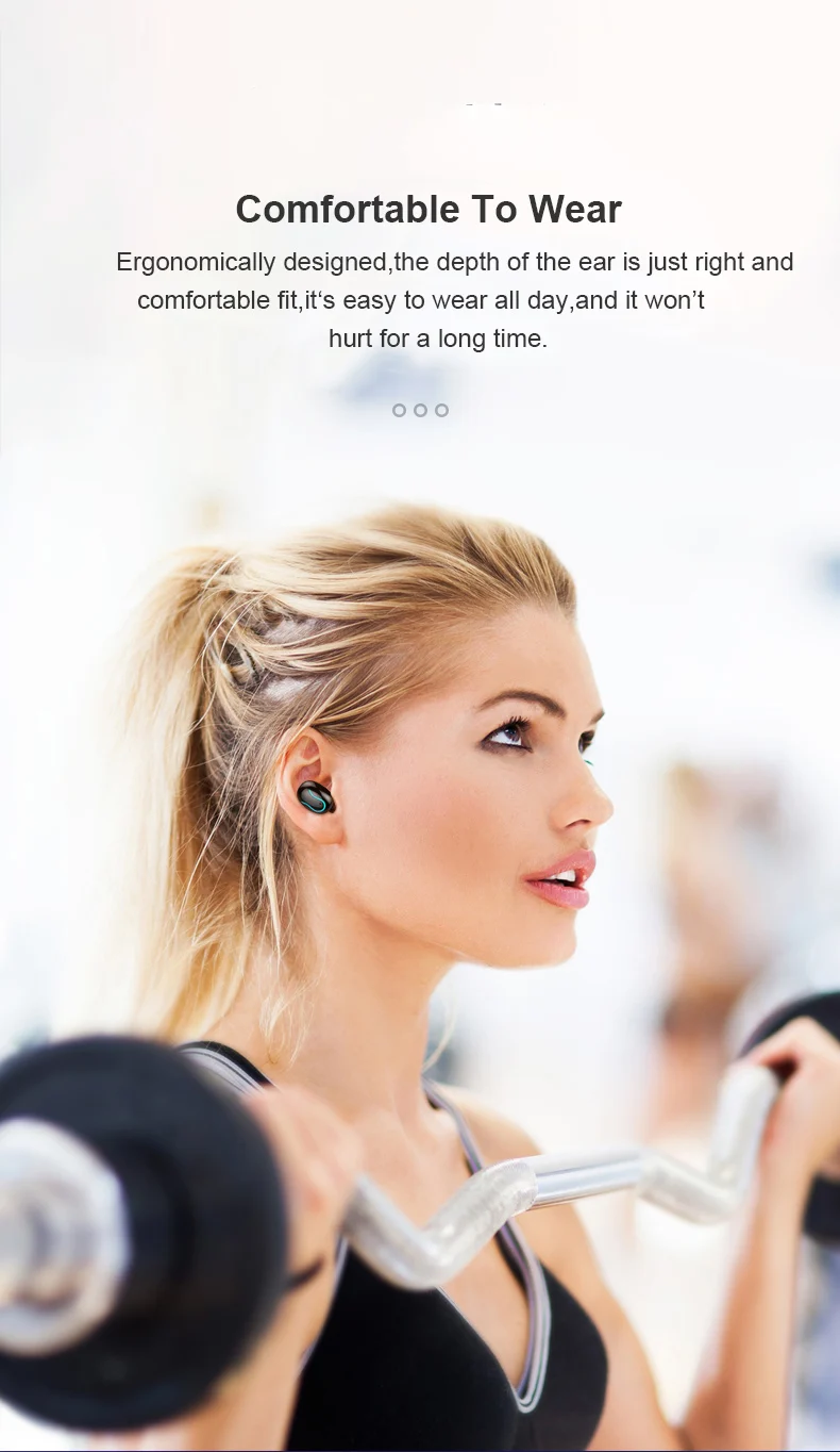 Q19 Bluetooth 5,0 гарнитура TWS Беспроводная гарнитура наушники-вкладыши с микрофоном 2600 мАч светодиодный экран дисплей Водонепроницаемая гарнитура для спортивных игр