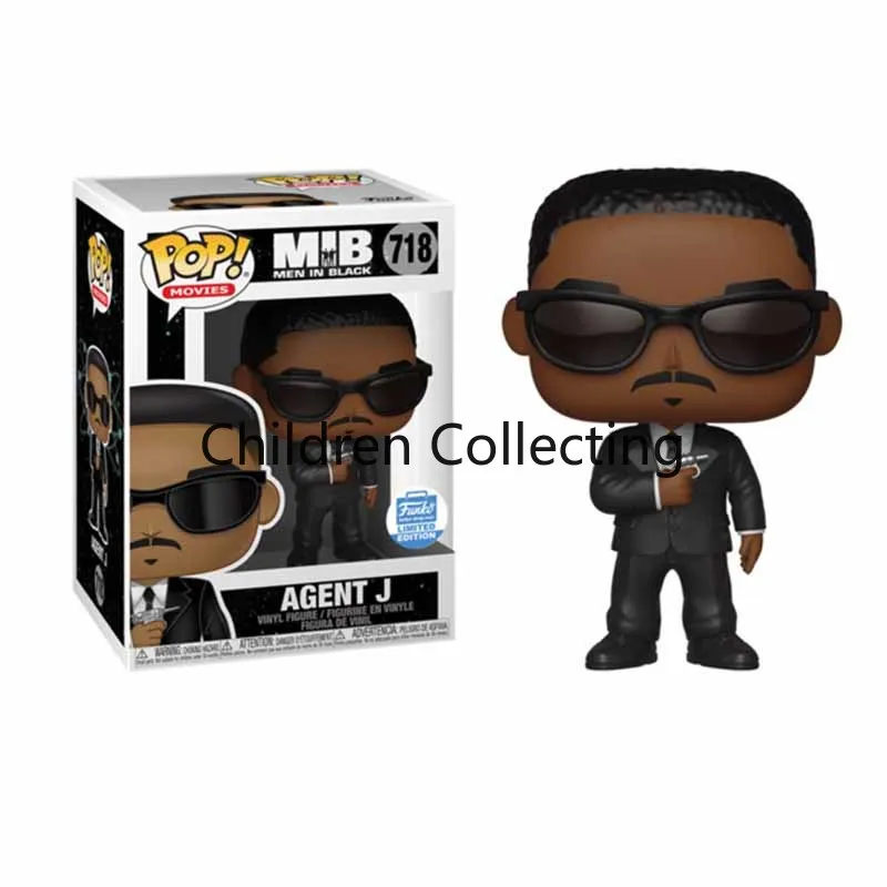 

Funko Pop Men In Black Agent J MIB POP Funko Originais Box PVC Action Figures Collection Model Kids Toys Christmas Gifts 3F91