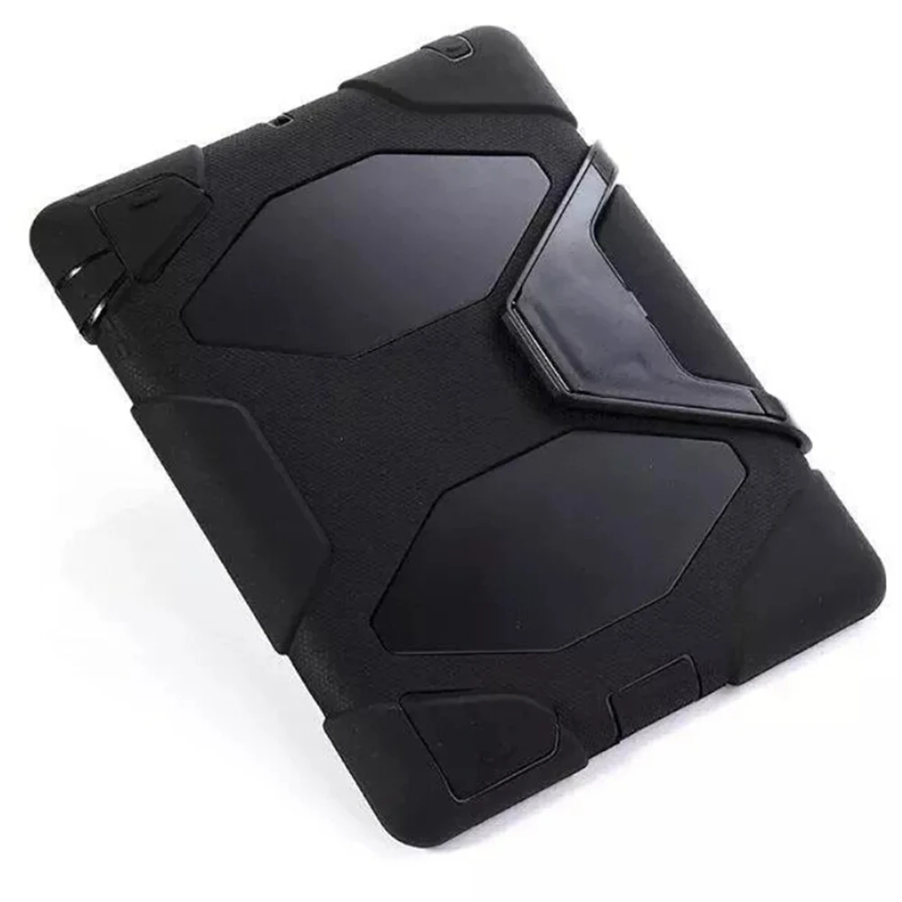 Для iPad 2/3/4 iPad 3 iPad 4 9,7 дюймов чехол для планшета, детский противоударный жесткий прочный армированный сверхпрочный силиконовый чехол+ ручка