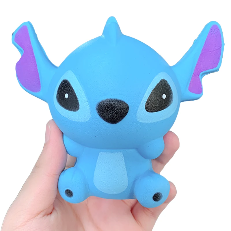 

Jumbo Cute Stitch Squishy Simulation Slow Rising Sweet Scented Decompression Stress Relief Soft Squeeze Toys Fun for Child Toy