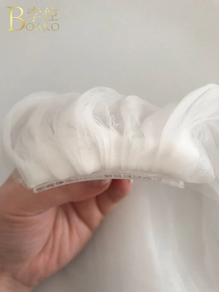 2m Long One Layer Wedding Veil Minilanism Bridal Veils Lace Cathedral Veils With Comb Wedding Accessories voile de mariee K3