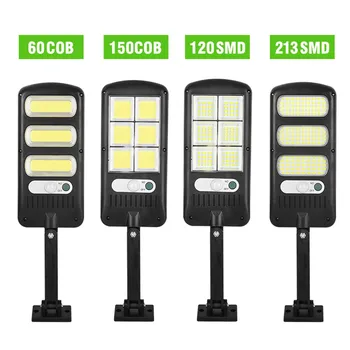

3 Modes Solar Wall Light Outdoor LED Solar Light with Controller PIR Motion Sensor Waterproof Lamp for Garden Garage Street