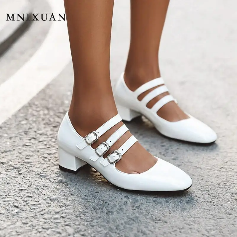 white patent leather mary janes