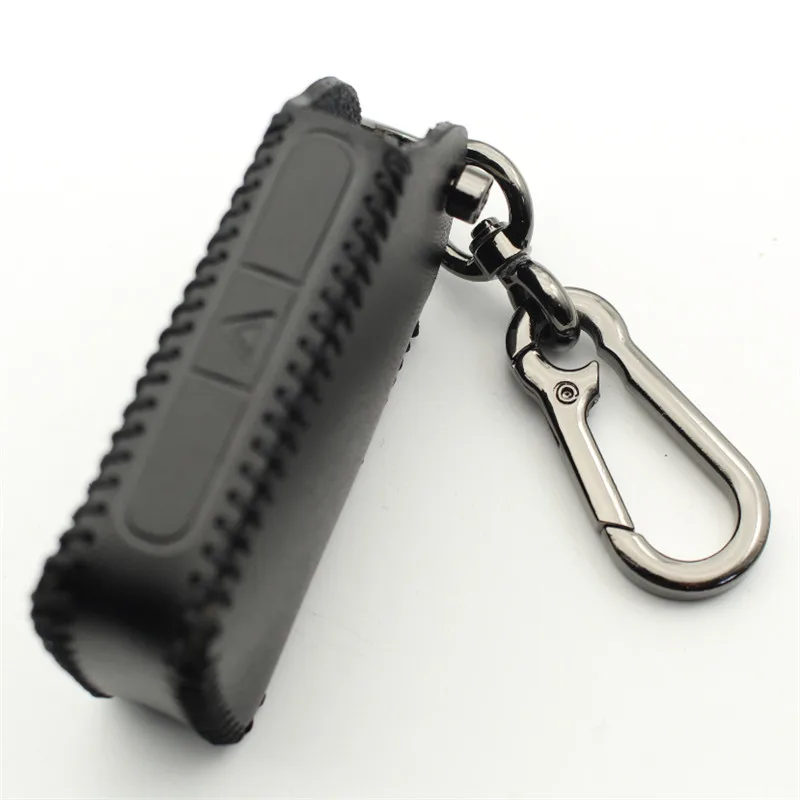FLYBETTER Genuine Leather 4Button Smart Key Case Cover For Volvo S90/V90/XC90/XC60/XC40 L532