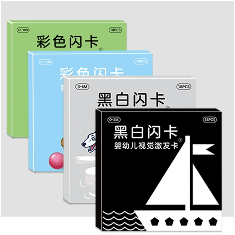 

Xing po Sale # Baby Early Childhood Black And White Flash Card Color Card Stimulate Visual Cognitive Ability
