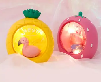 

Nightlight Fruit Lovely Cartoon Animal Creative Resin Home Crafts Hanging Decoration