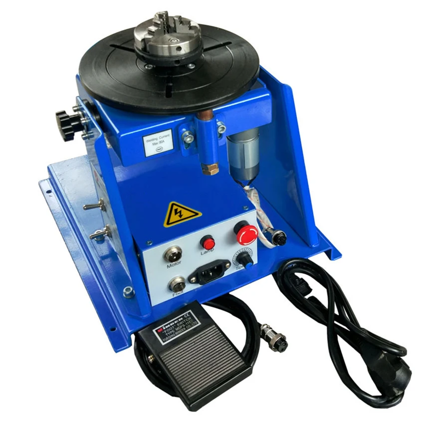 

BWJ-10 Rotary Welding Positioner Welding Turntable 10KG Welding Positioning Machine Turntable Tilte Table For Annular Welding