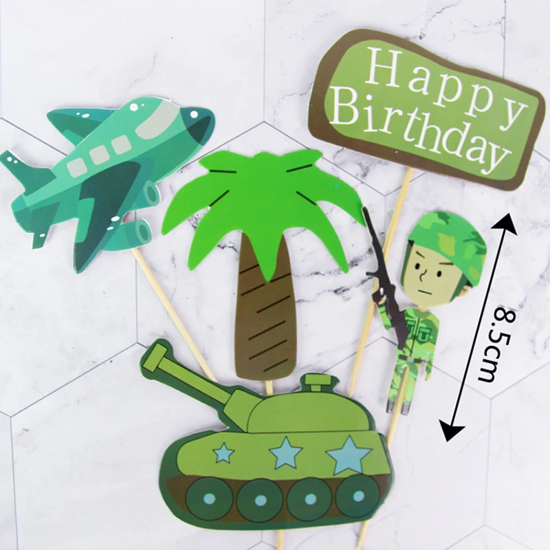 Decoration De Gateau A Theme De Fete 1 Ensemble Petit Avion De Reservoir Militaire Fournitures De Gateau D Anniversaire Pour Enfants Garcon Decorations De Fete Aliexpress Maison Animalerie