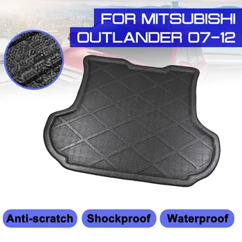 

For Mitsubishi Outlander 2007-2012 Car Rear Trunk Boot Mat Waterproof Floor Mats Carpet Anti Mud Tray Cargo Liner
