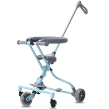 PRYDYC Baby Stroller Ride on Bike Ultra-lightweight Folding 3-5Y Children Trolley High Landscape Umbrella Baby Trolley Stroller